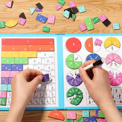 Interactive Magnetic Fraction Learning Set for Kids
