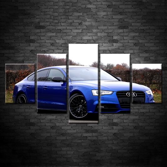 5-Piece Vintage Car Canvas Art for Home Decor