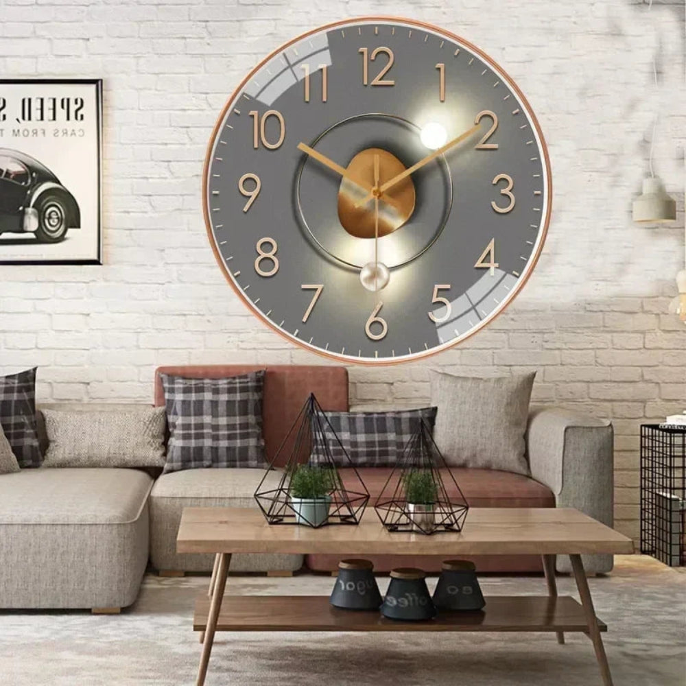 Modern Digital Wall Clock for a Tranquil Atmosphere