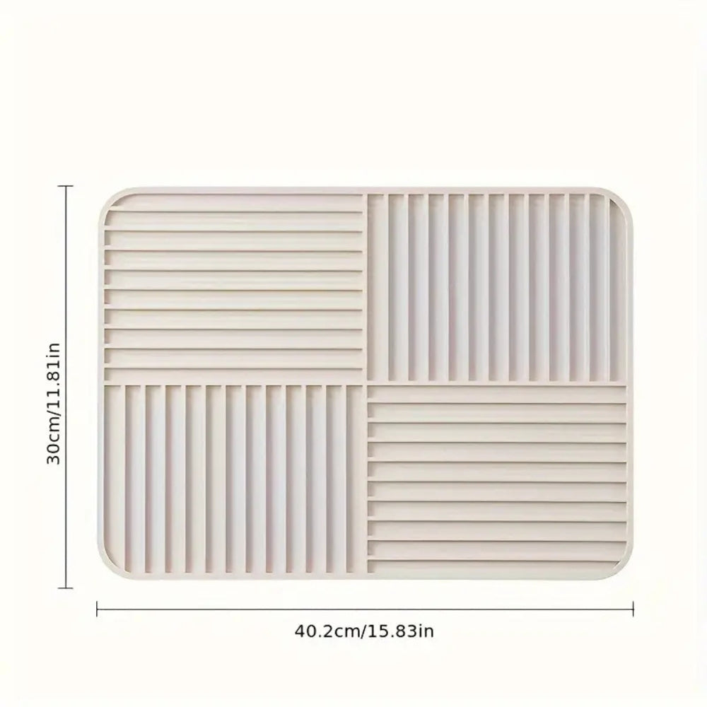 Stylish and Practical Folding Drying Mat for Your Kitchen