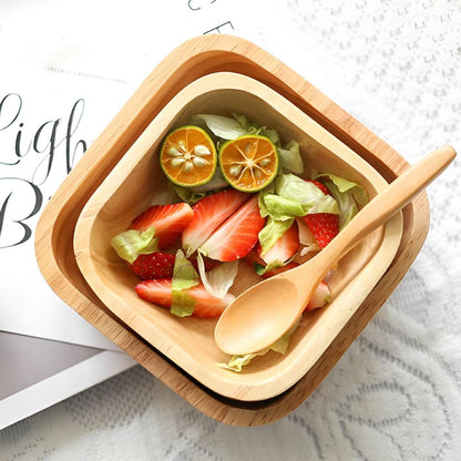 Elegant Eco-Friendly Wooden Serving Bowl