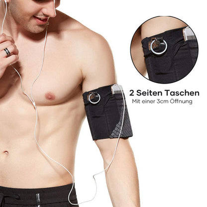 Active Lifestyle Armband with Secure Phone Pocket