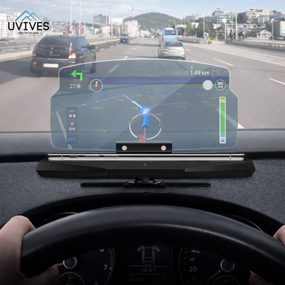 Wireless Charging HUD for Safe and Focused Driving