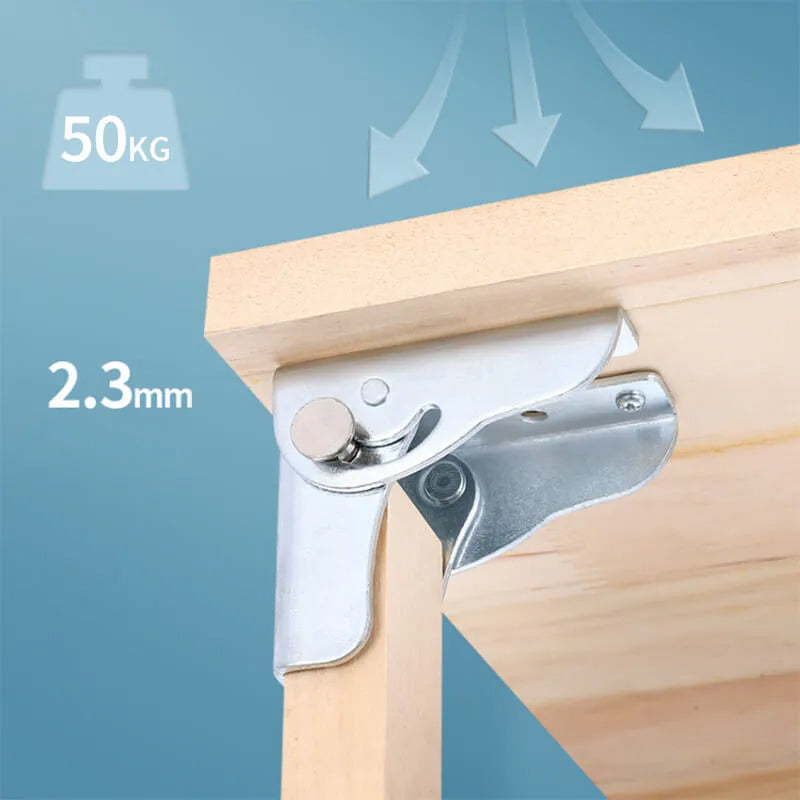 Self-Locking 90-Degree Hinged Hinge