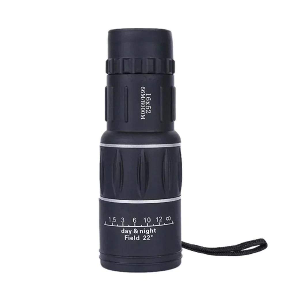 Compact 16x52 High-Definition Monocular Telescope