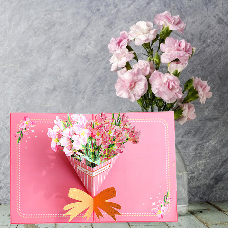Artistic Pop-Up Greeting Card for Mother's Day