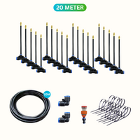 20 pieces + 20 meters of hose