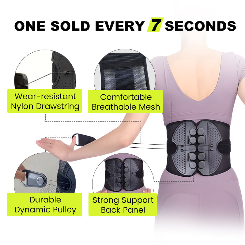 Supportive Lower Back Belt | Adjustable Compression for Daily Relief