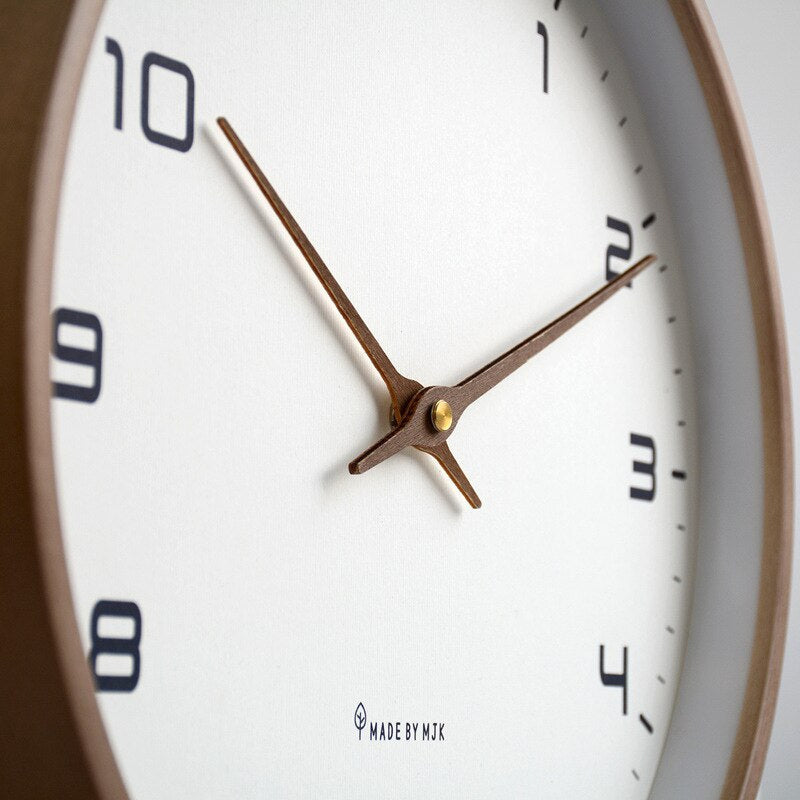 Scandinavian Style Wooden Wall Clock – Simple and Elegant Design
