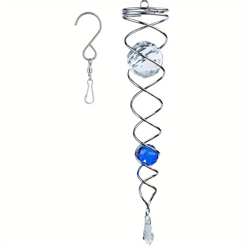 Buy One Get One Free | Metal Crystal Spiral Wind Chime [Last Day Discount]