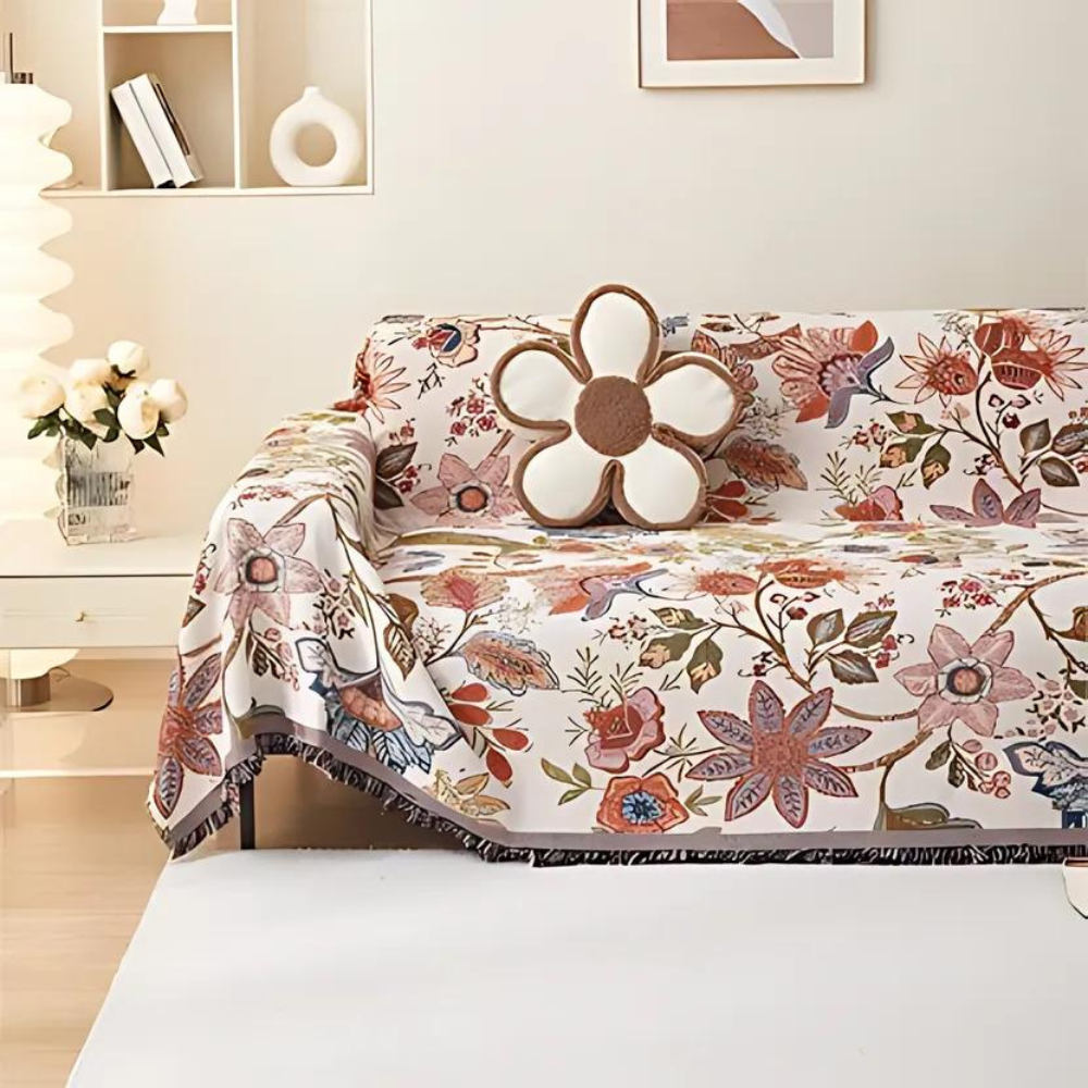 Charming Floral Cozy Blanket for Your Home