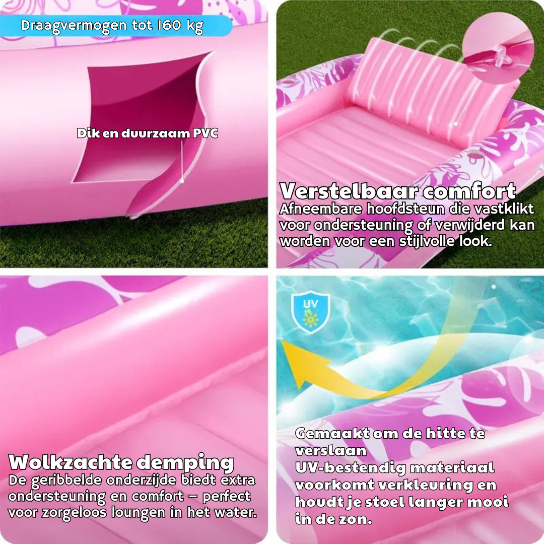Inflatable Sun Lounger for Pool – Comfortable Garden or Balcony Use