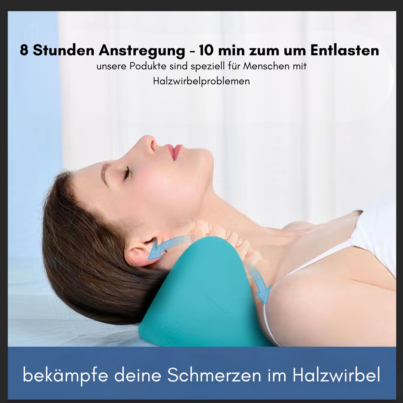 Ergonomic Neck Relief Pillow for Comfort and Support