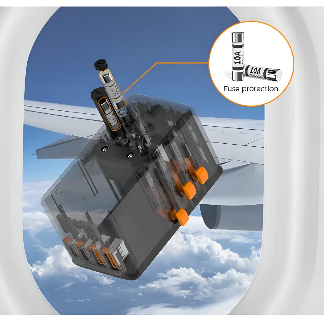 Power Up Anywhere: 100W Travel Adapter