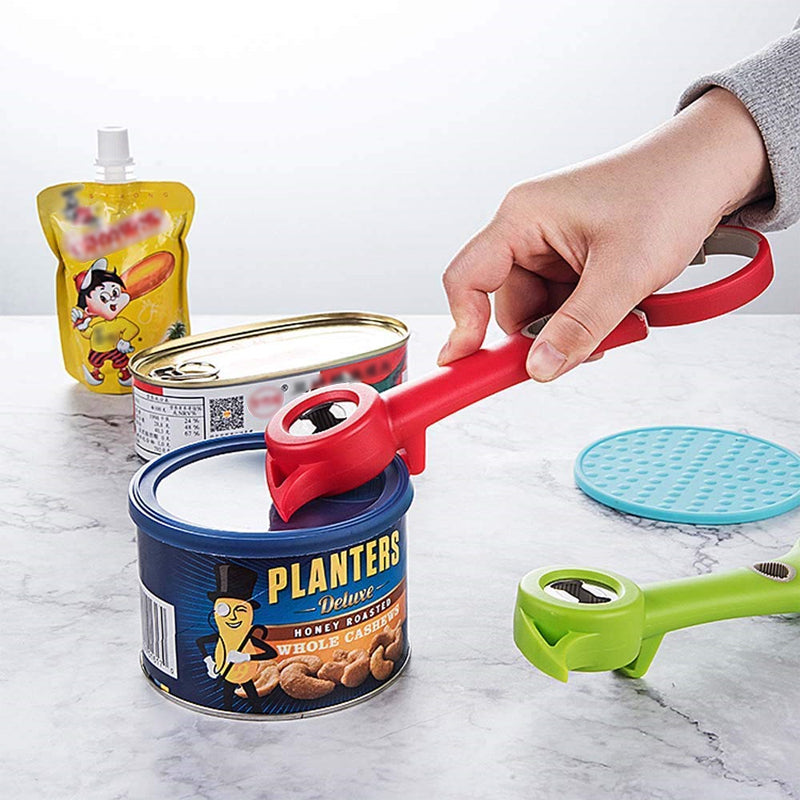 Multifunctional Can Opener with 6 Functions