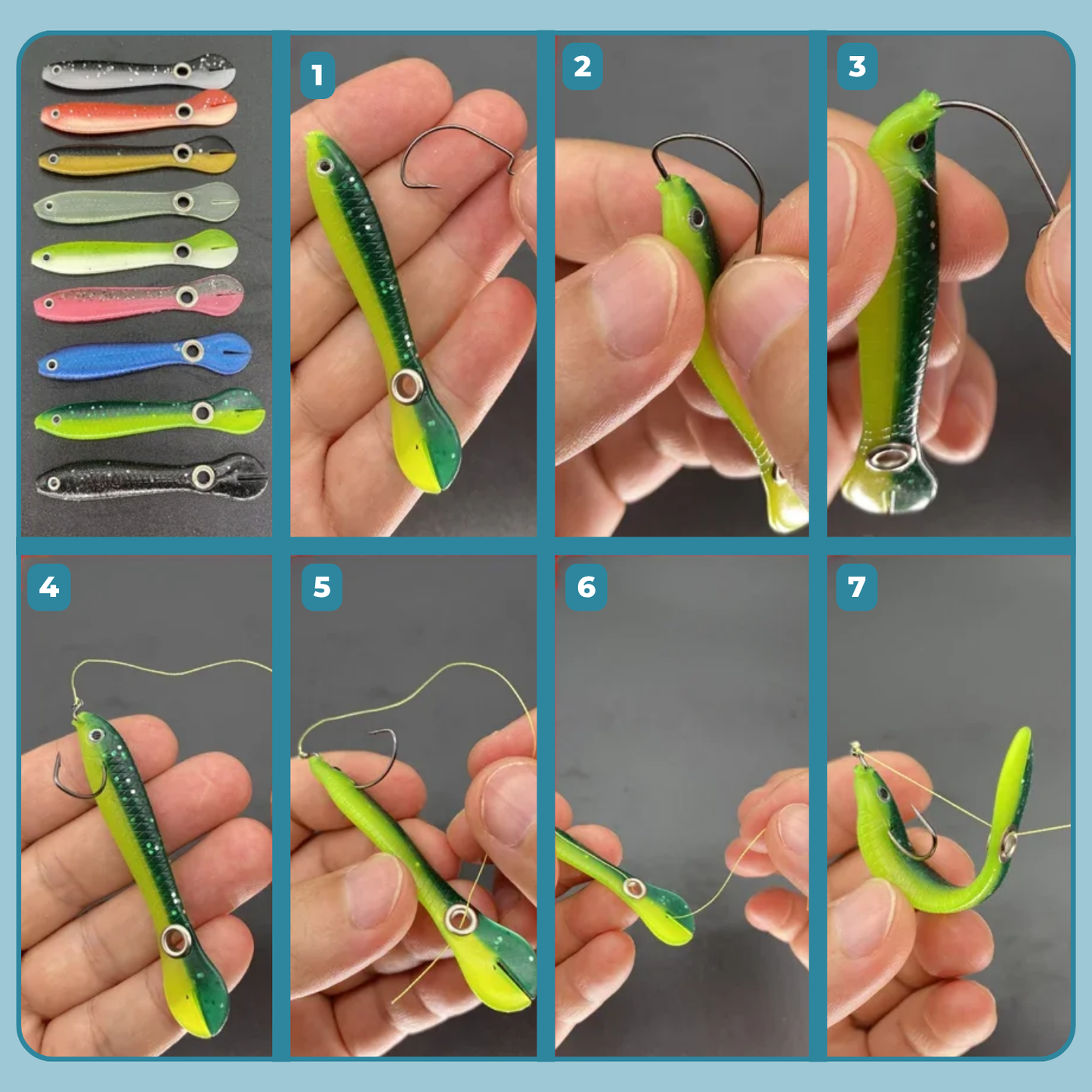 Realistic Fishing Lures - Set of 5 That Fish Can't Resist