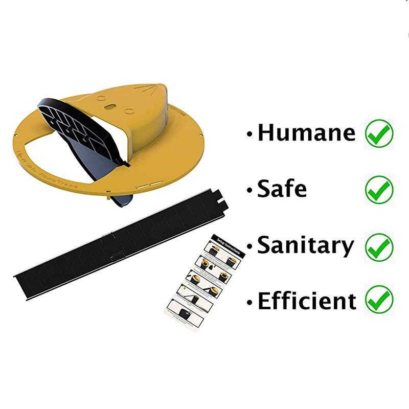 Flip and Slide Bucket Lid with Auto Reset – Rodent Trap