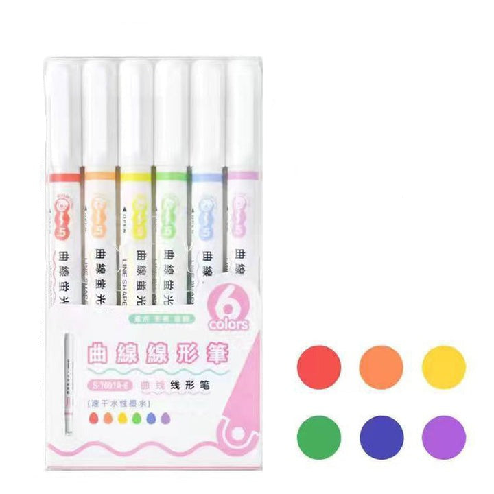 Curved Art Markers for Creative Projects