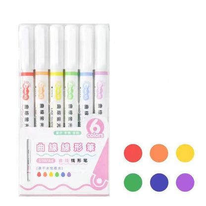 Curved Art Markers for Creative Projects