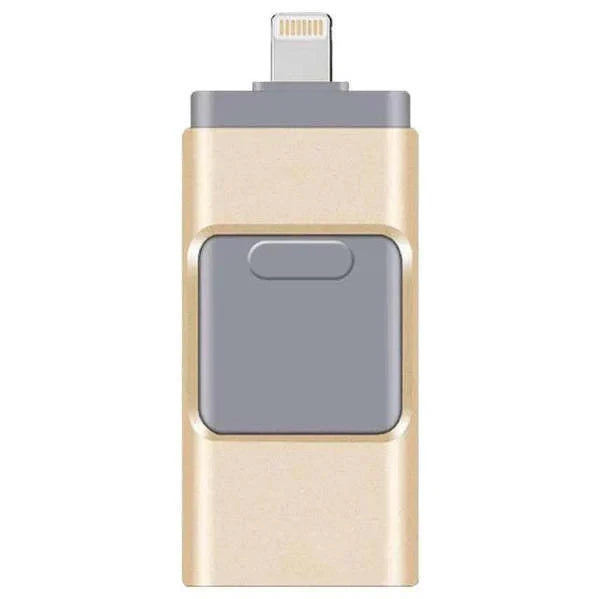 4-in-1 OTG Flash Drive with MultiPort Connectivity