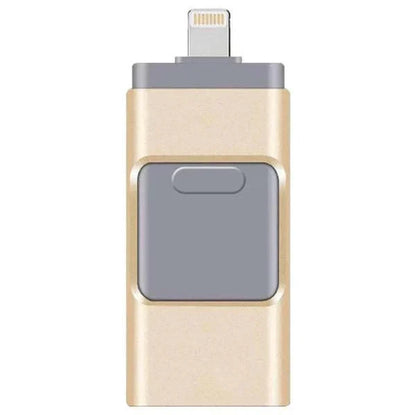 4-in-1 OTG Flash Drive with MultiPort Connectivity
