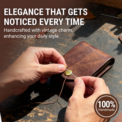 Classic Organizer Wallet with 12 Card Slots & Pen Holder