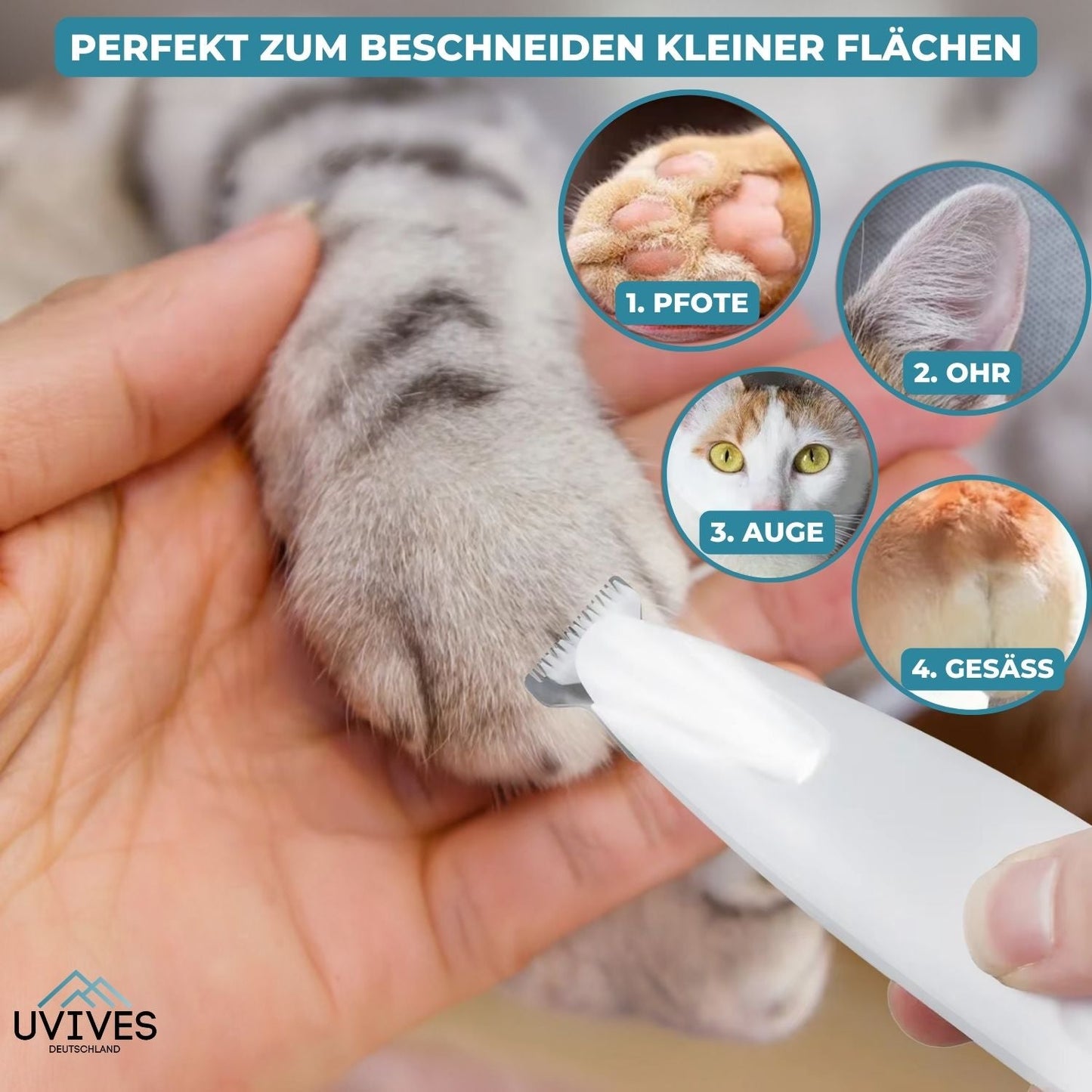Pet Paw Trimmer for Cats and Dogs