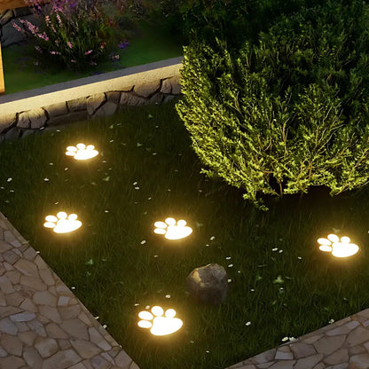 Outdoor Solar Light in Paw Shape – Energy-Saving Design