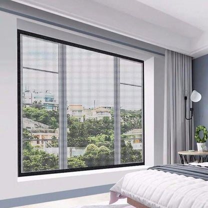Self-Adhesive Window Screen for Mosquito Protection