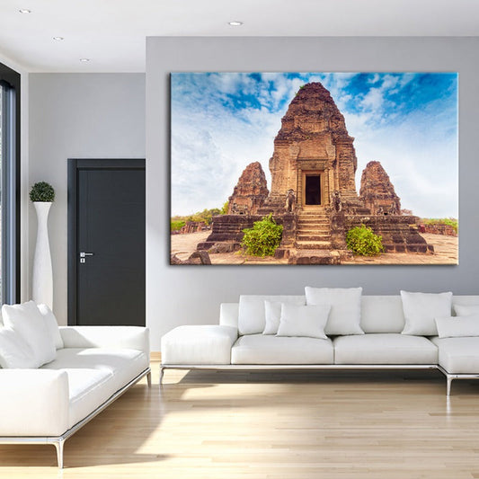 Canvas Art Print of Ancient Temple for Wall Decor