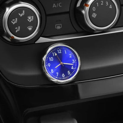 Mini Analog Car Interior Watch - Self-Adhesive Stylish Design