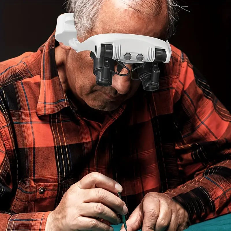 LED Lighted Magnifying Glasses for Dual Vision