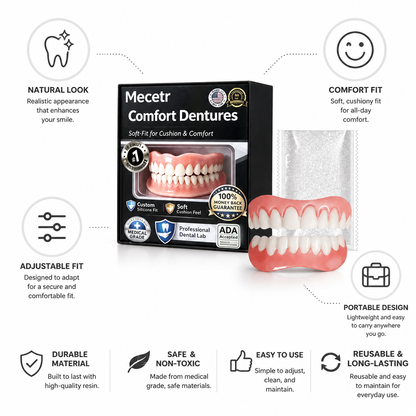 Customizable Portable Full-Mouth Denture Solution for Adults