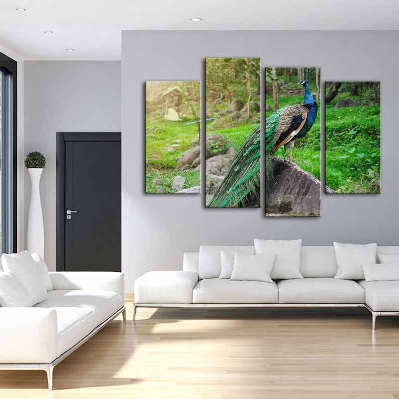 Serene Majesty Canvas Art Set - 4 Panels