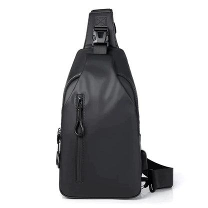Water-Resistant Crossbody Bag with Anti-Theft Features for Urban Use