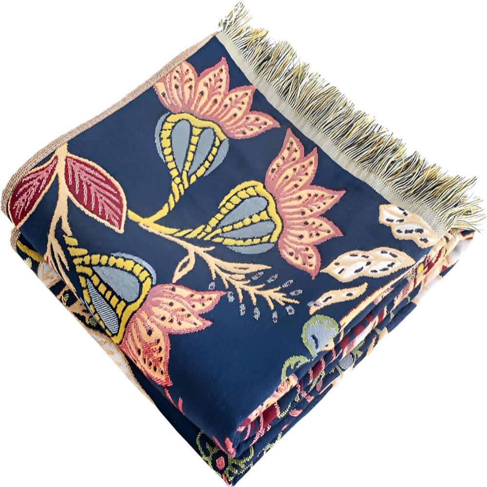 Elegant Floral Reversible Bath Towel for Year-Round Use