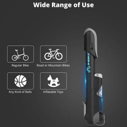 Compact Bicycle Pump - Portable Handheld Air Inflator