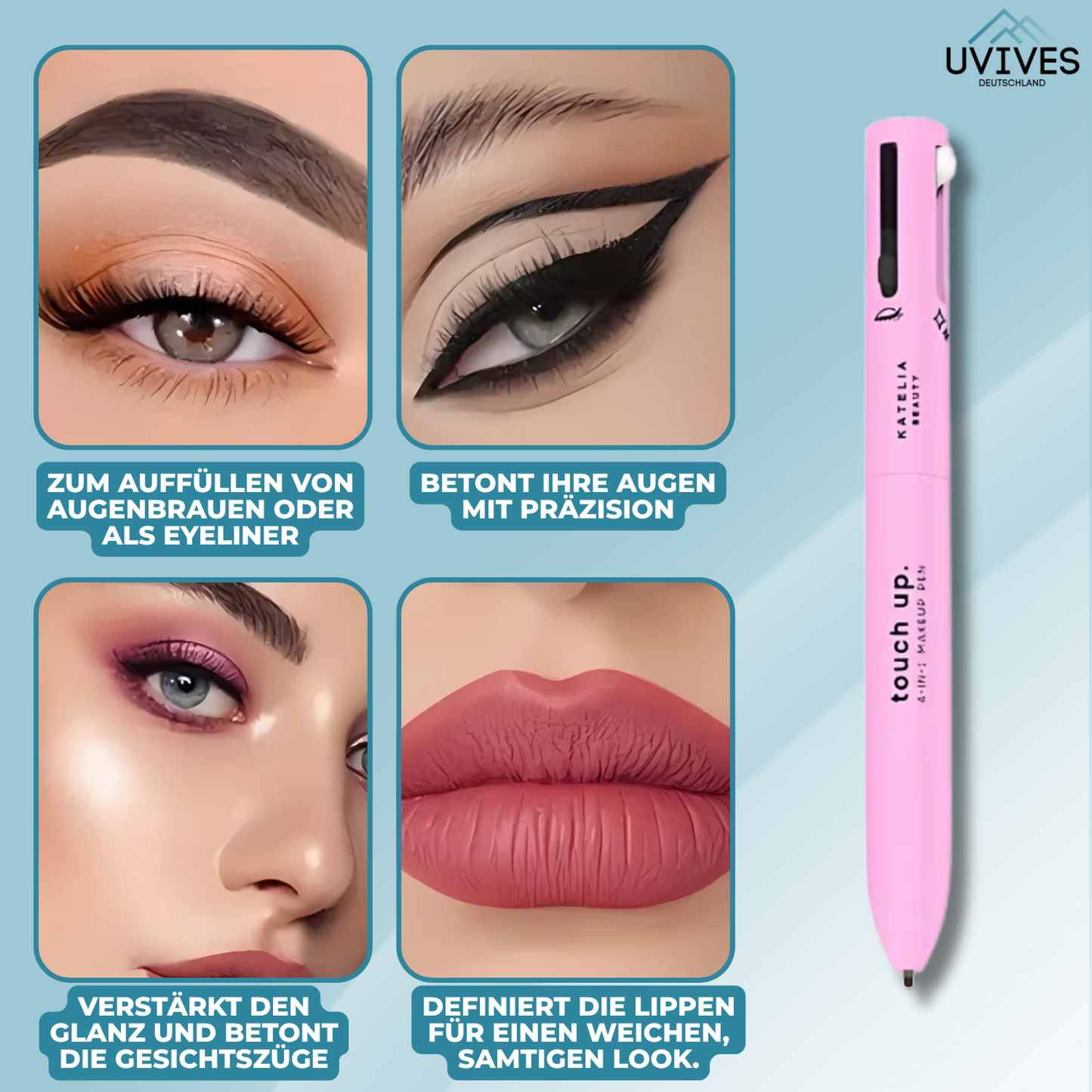 4-in-1 Portable Beauty Assistant for On-the-Go