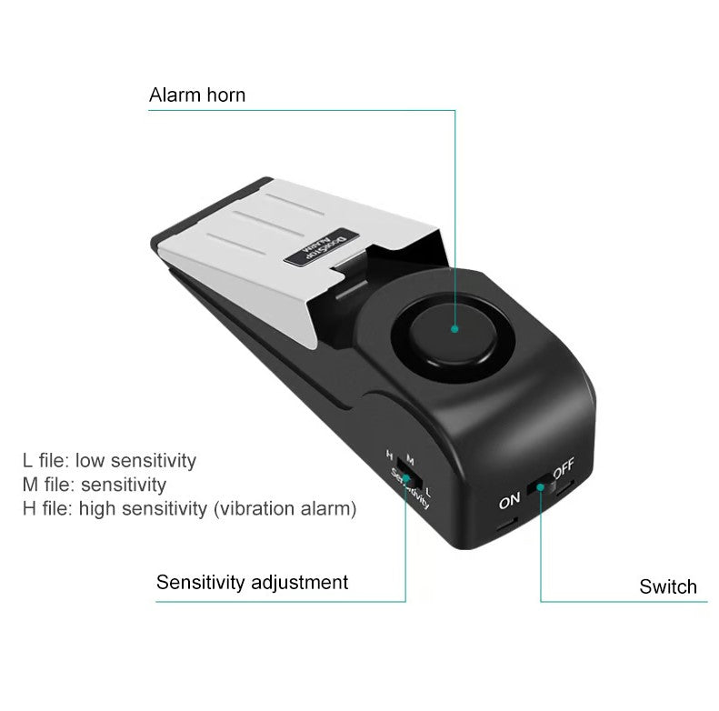 Compact Door Security Alarm for Ultimate Protection