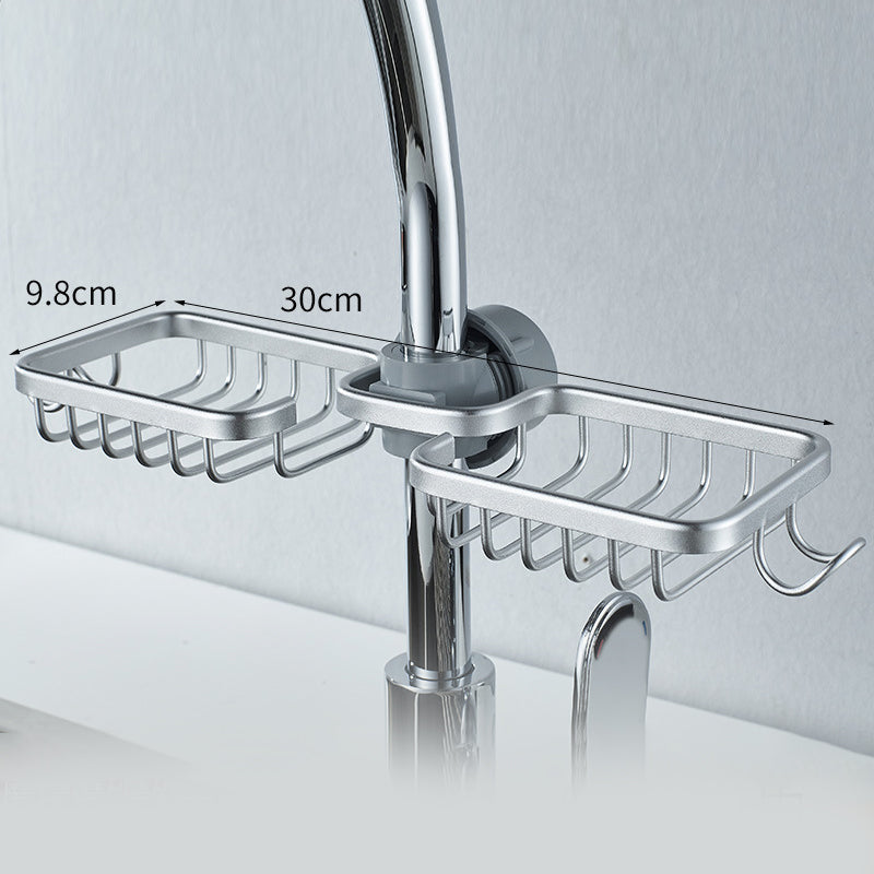 Shower Caddy for Shampoo and Soap – Stainless Steel – Available in Silver or Black – No Drilling Required