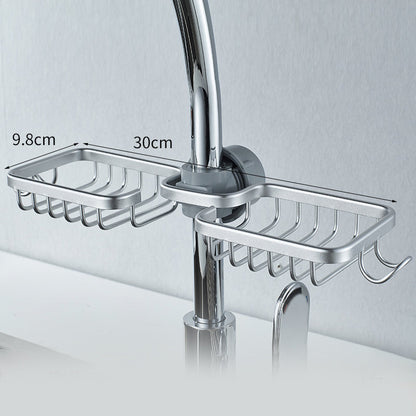 Shower Caddy for Shampoo and Soap – Stainless Steel – Available in Silver or Black – No Drilling Required
