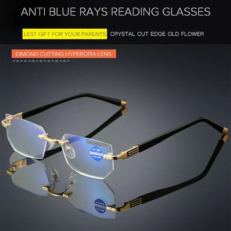 Progressive Reading Glasses with High Durability and Blue Light Filter