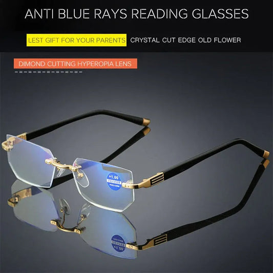 Progressive Reading Glasses with High Durability and Blue Light Filter
