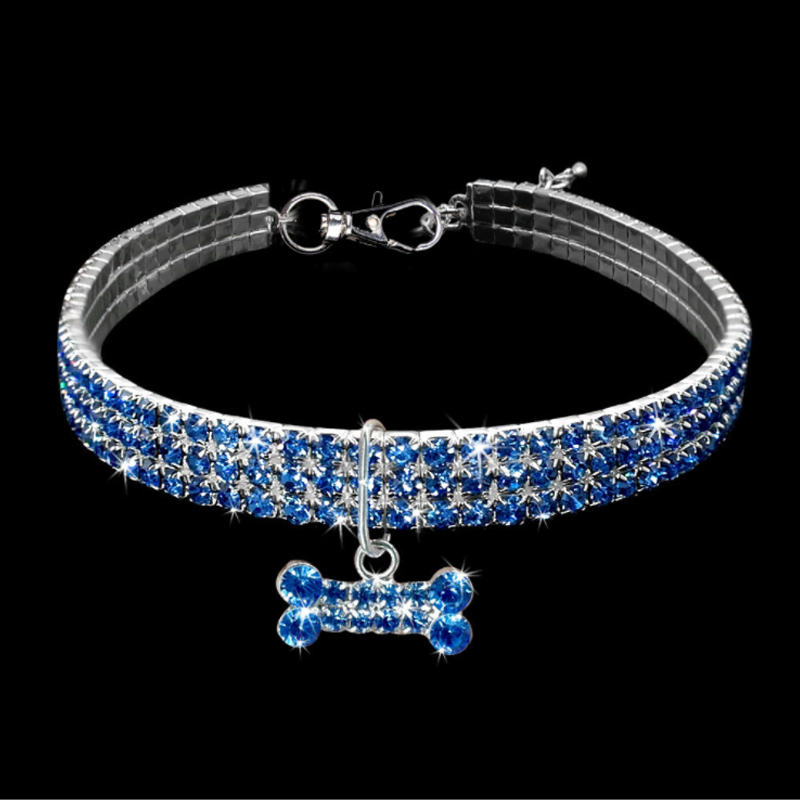 Charming Crystal Dog Collar for Pets