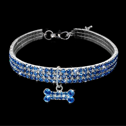 Charming Crystal Dog Collar for Pets