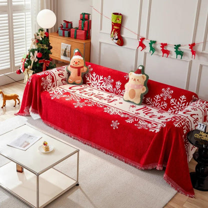 Festive Flurry Sofa Protector