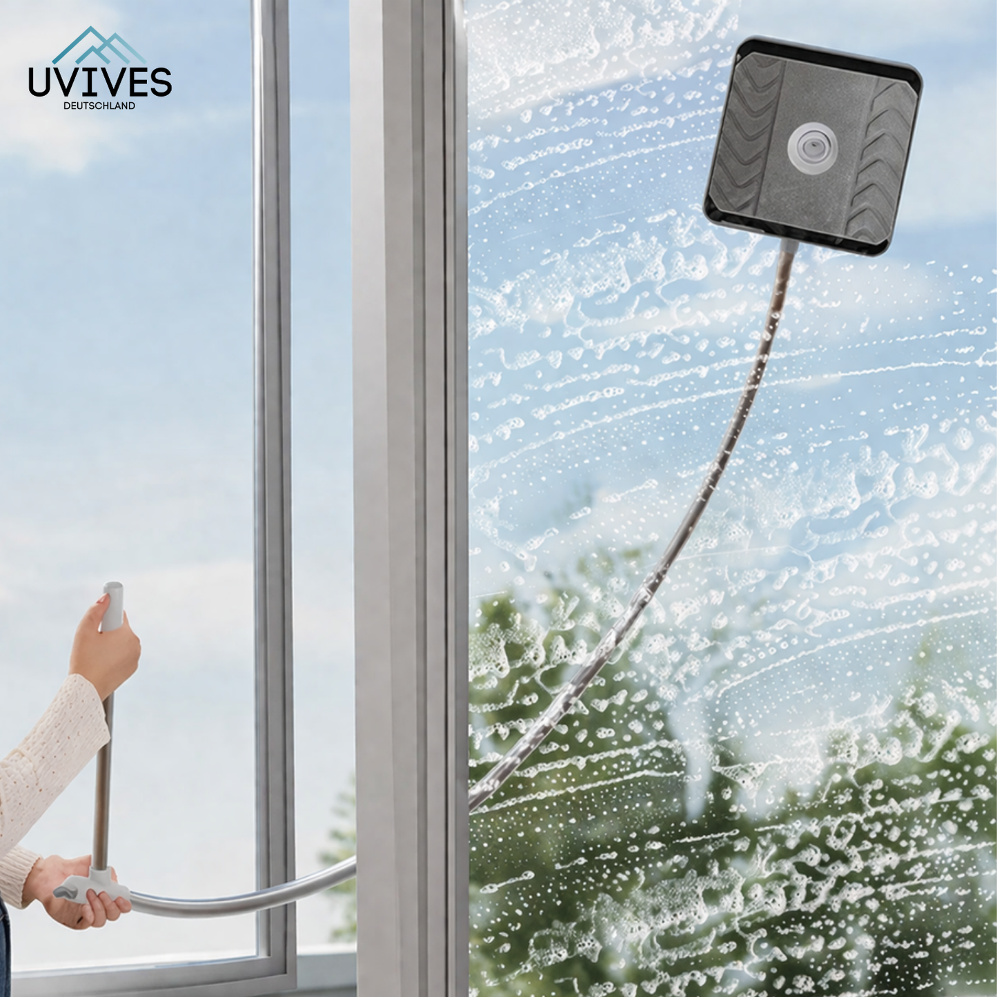 Window Cleaner with Double-Sided Magnetic Design – Quick and Easy