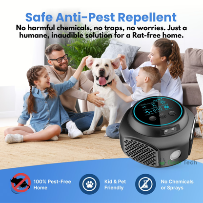 Ultrasonic Rodent Deterrent for Home and Garden Plug-In Device