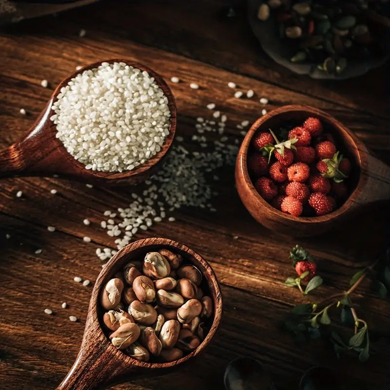 Versatile Wooden Serving Scoop - 1 Piece