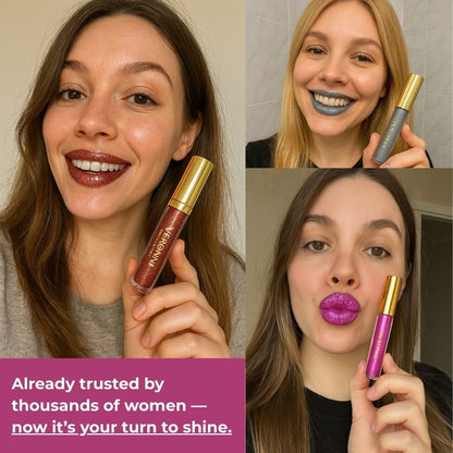 Vibrant Liquid Lip Color Duo | High-Shine Finish for Luscious Lips
